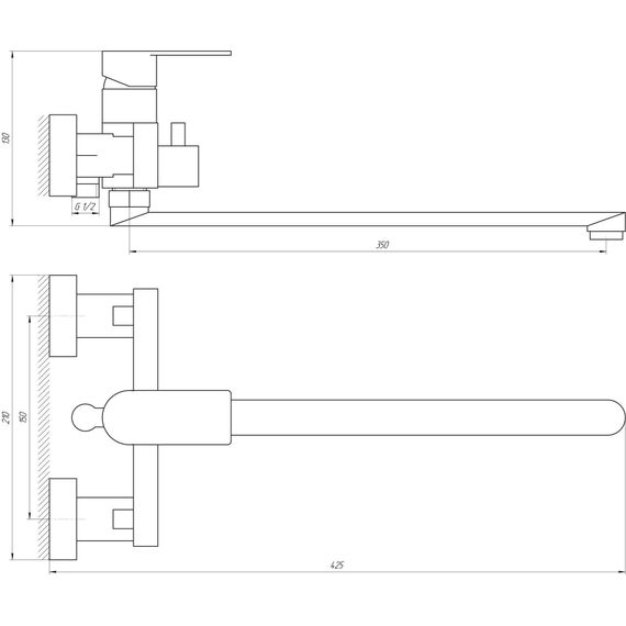 Змішувач для ванни TOPAZ SARDINIA TS 08116-H19 | Зображення 3