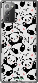 Чохол на Samsung Galaxy Note 20 Панди "4318u-2036-2448"