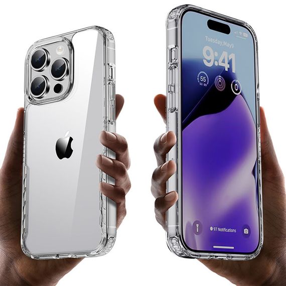 Чохол TPU+PC Multi-Color для Apple iPhone 14 Pro (6.1") Clear | Зображення 2