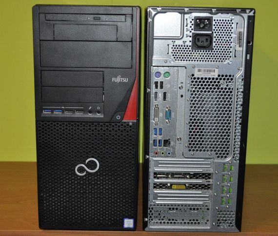 Комп'ютер Fujitsu Esprimo P756 E90 Tower / Intel Core i5-6500 (4 ядра по 3,2 - 3,6 ГГц) / 16 ГБ DDR4 / 240 ГБ SSD / nVidia GeForce GTX 745, 2 ГБ GDDR3, 128-біт / DVD-ROM / Windows 11 Pro б/в | Зображення 3
