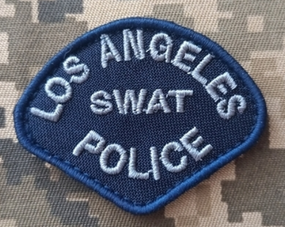 Шеврон Los Angeles Swat Police 8см
