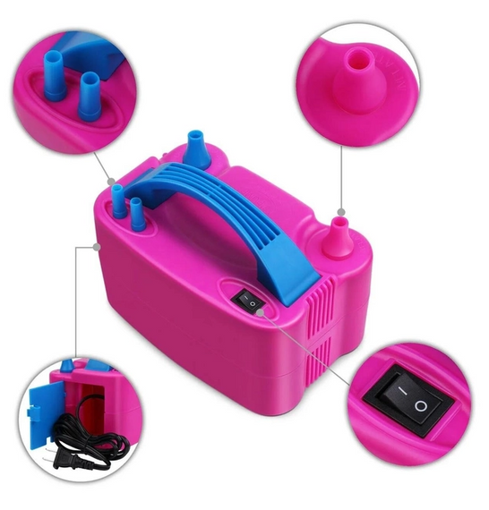 Насос для надування повітряних куль Balloon Pump 73005, електричний компресор для куль. (Зелений) | Зображення 3