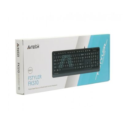Клавиатура A4Tech FKS10 USB Grey (4711421963329) | Зображення 6