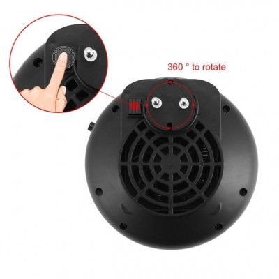 Тепловентилятор Warmair blower 900w (rd-06) | Зображення 3