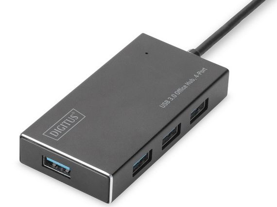 Концентратор Digitus USB 3.0 Hub, 4-port (DA-70240-1) | Зображення 1