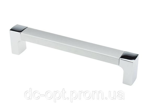 Ручка D-740/192 AL/G2 Алюміній / Хром ДС ОптимаЛайн