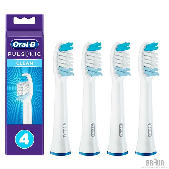 Насадки для електричної зубної щітки BRAUN Oral-B Pulsonic Clean SR32C (4)