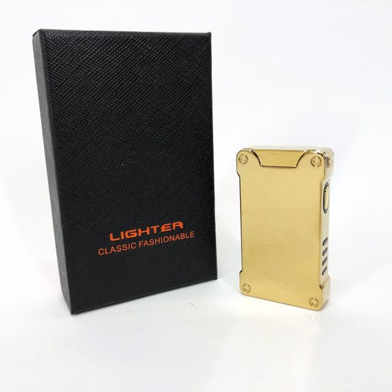 Дуговая электроимпульсная зажигалка с USB-зарядкой фонариком LIGHTER HL-437, Юсб зажигалка. Цвет: золотой | Зображення 2