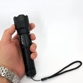 Фонарик тактический аккумуляторный ручной Bailong BL-Z01-P50 / Мощный карманный фонарик / Фонарик светодиодный WE-849 для туриста