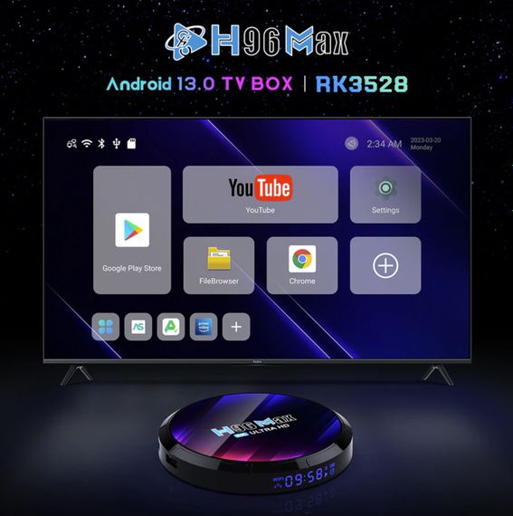 H96 MAX 4GB/64GB Android 13.0 | Зображення 3
