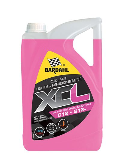 Антифриз G12+ (-35) BARDAHL LIQUIDE DE REFROIDISSEMENT ROUGE червоний 5л. 8513