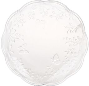 Набір 6 скляних тарілок "Butterfly" Ø19.5см
