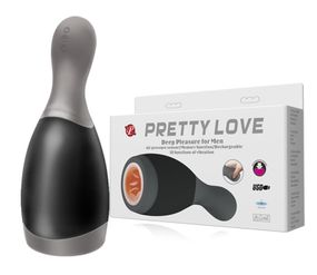 Мастурбатор із вібрацією Pretty Love - Deep Pleasure for Men, BM-00900T43 Sex Aura