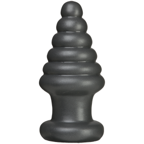 Анальная пробка для фистинга Doc Johnson American Bombshell Destroyer Gun Metal, диаметр 10,7см sexstyle