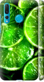 Чохол на Huawei Nova 4 Зелені часточки лимона "852m-1632-2448"