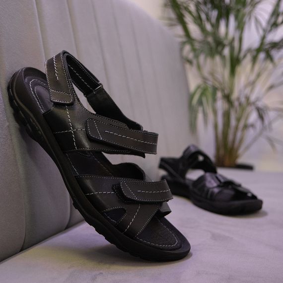 Чоловічі босоніжки шкіряні 46 47 48 49 50 розмір | Зображення 1