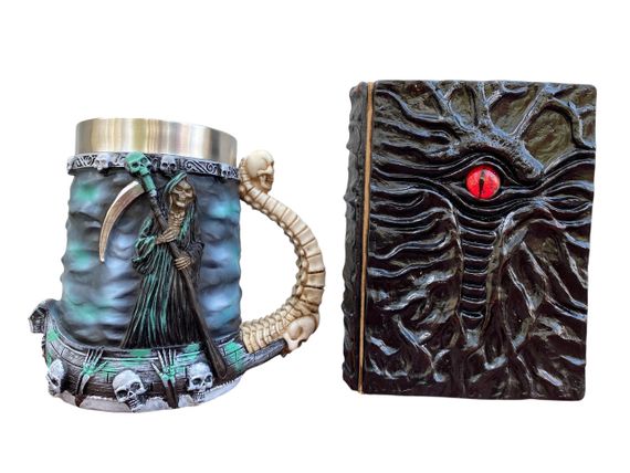 Подарунковий набір Кухоль 3D Підземний 579 і Блокнот 3D «Книга, що дивиться у відповідь»