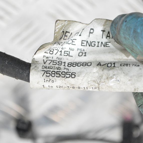 Джгут проводів двигуна 1.6 VTI Citroen C3 Picasso 2008-2017 Проводка мотора Сітроен ц3 Пікассо V759188680 7585956 | Зображення 4