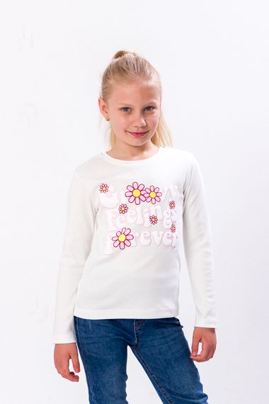 Джемпер для дівчинки Носи своє 116 Білий (p-5940-119243) | Зображення 2