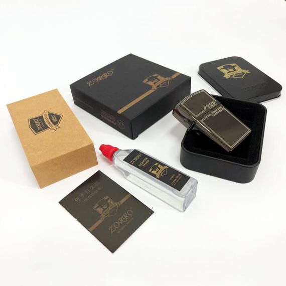 Вітрозахисна запальничка Zorro HL-300, Запальнички подарунки для чоловіків, UP-369 Запальничка бензин | Зображення 5