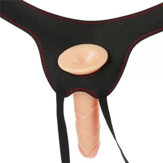 Труси для страпону чорні Easy Strapon Set 7.5 Sex Aura | Зображення 2