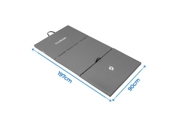 Матрац гімнастичний THUNDER MG-03, 197 х 90 х 5 см, сірий (MG-03-GREY) | Зображення 2