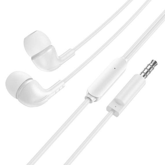 Навушники BOROFONE BM83 Craft universal earphones with mic White | Зображення 2