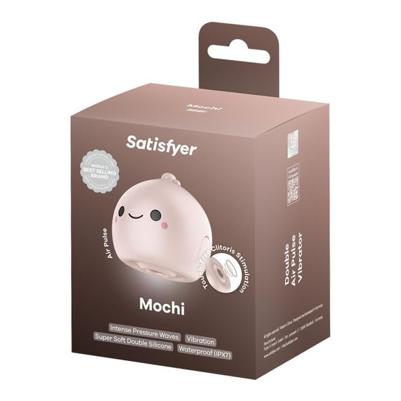 Вакуумний кліторальний стимулятор Satisfyer Mochi Beige Sex Aura | Зображення 4