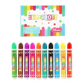 Дитячі крапкові маркери 35509, 10 кольорів по 60 мл