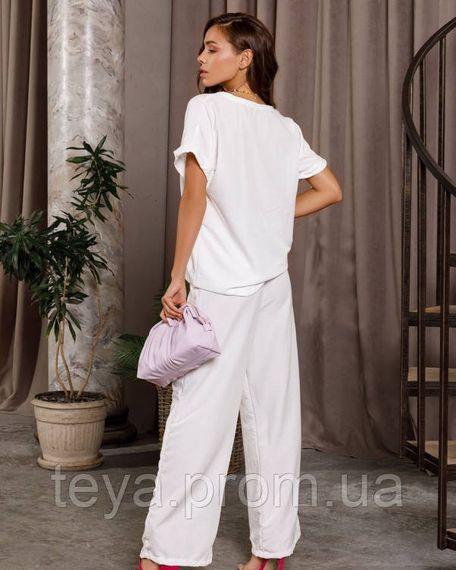 Костюм колір білий розмір 3XL FI_003451 | Зображення 2