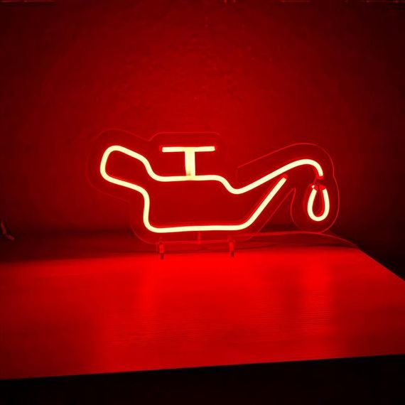 Неоновый светильник Давление масла 325х150 acr-n000112