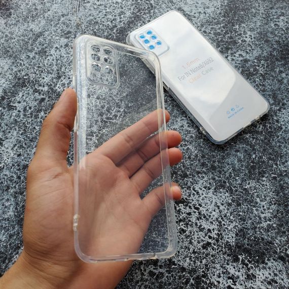 Прозорий Силіконовий чохол TPU для Infinix Note 8 | Зображення 2