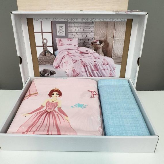 Комплект постільної білизни Hugo темно-сірий з блискавками Efala полуторний для дитячої кімнати (345601391_1524) | Зображення 2