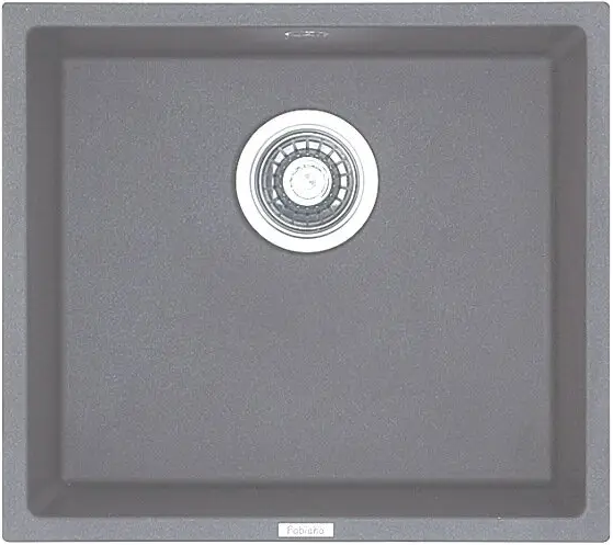 Кухонна мийка Fabiano Quadro 45x40 Titanium 8221.301.0209