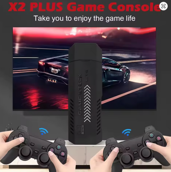 Игровая приставка X2 Plus Gamestick с двумя беспроводными джойстиками ∙ Gamepad-приставка X2 Plus 64GB с поддержкой 4K Ultra HD | Зображення 2