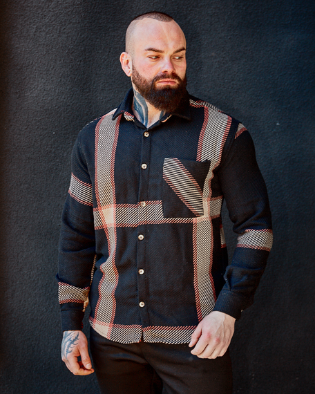 Тепла Сорочка Мадрид чорний S | Зображення 1