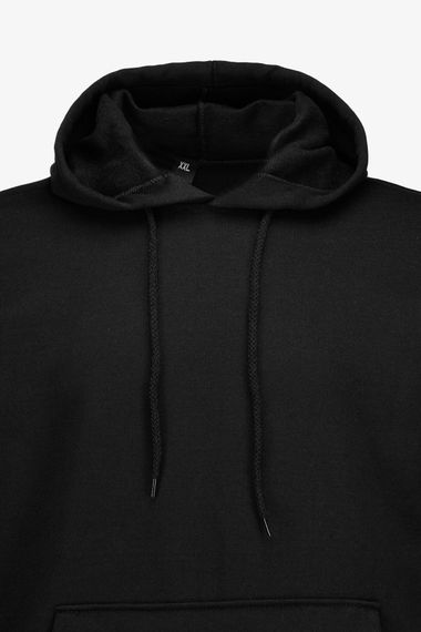 Худі однотонний чоловічий 2108 XL Чорний shop (2000990748607) | Зображення 7