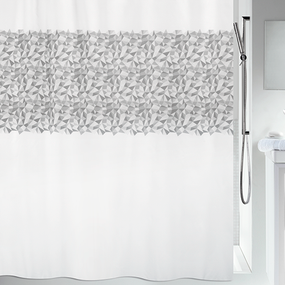 Шторка для ванної та душу Spirella Iroko 180x200 см, водовідштовхувальна поліестер, 10.18491