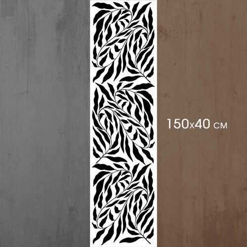 Доріжка на стіл Гілочки вербі 150x40 см (DR__24A027) | Зображення 2