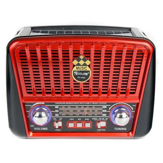 Радіоприймач акумуляторний Golon RX-456 із сонячною панеллю | Зображення 4