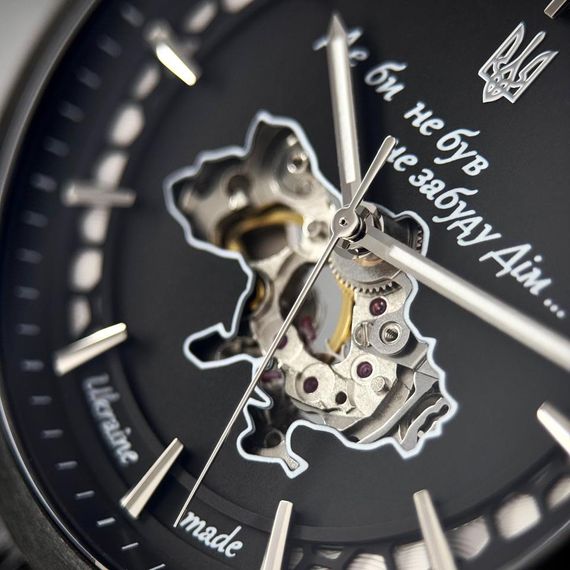 Годинник наручний Awarder 043-1 Де би не був All Black Leather Miyota | Зображення 5