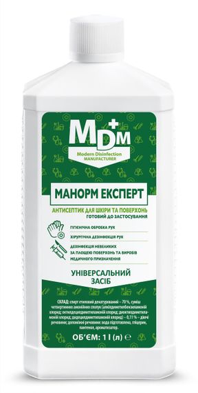 Засіб дезінфекційний Манорм Експерт для рук MDM 1л