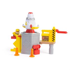 Игровой набор Крепыш и команда Космический корабль ракета Paw Patrol Rubble & Crew Launch & Spin Spaceship