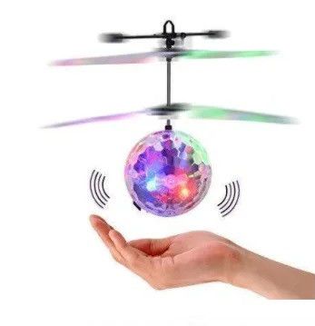 Іграшка літаючий музичний куля «Flying Ball» Sensor Led підсвічування з міцного пластику EL-1275 | Зображення 2