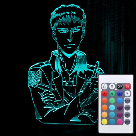 Акриловий світильник-нічник з пультом 16 кольорів Жан Кирштайн tty-n001050