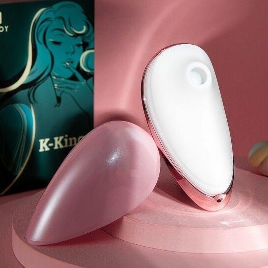 Вакуумный стимулятор KisToy K-King Pink | Зображення 4