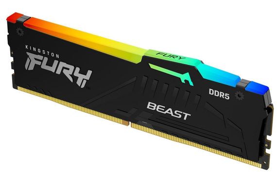 Пам&#039;ять ПК Kingston DDR5 64GB 5600 FURY Beast RGB KF556C36BBEA-64 | Зображення 1