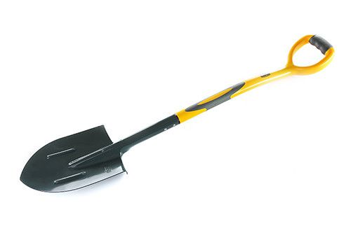 Лопата з фібергласовою ручкою штикова 290×210×1050 мм СИЛА