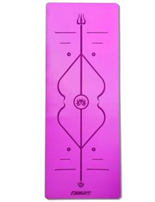 Килимок для йоги професійний EasyFit каучук 5 мм Фіолетовий (EF-1925-V)