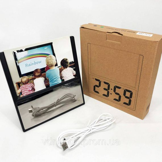 Годинник світлодіодний настільний хороші DS-6608, Оригінальний настільний годинник EF-85 | Зображення 9